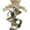Royal Electrical & Mechanical Engineers (R.E.M.E.) Anodised (Staybrite) Cap Badge