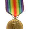 WW1 Victory Medal - Pte. G. Hollis, Huntingdonshire Cyclist Battalion (Later Bedfordshire Regiment) - Wounded In Action