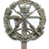Small Arms School Corps Anodised (Staybrite) Cap Badge