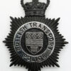 British Transport Police Night Helmet Plate - Queen's Crown