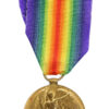 WW1 Victory Medal - Pte. J.W. Nicholson, 9th Bn. Durham Light Infantry - Killed In Action