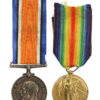 WW1 British War & Victory Medal Pair - 1.A.M. E.C. White, Royal Flying Corps