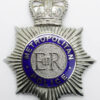 Metropolitan Police Enamelled Helmet Plate - Queen's Crown