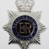 Bedfordshire Police Enamelled Helmet Plate - Queen's Crown