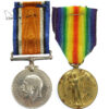 WW1 British War & Victory Medal Pair - Lieut. J.W/ Nicholson, 12th Cavalry Indian Army