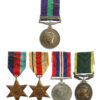 Family Medal Group to the Nicholson Brothers - Gdsmn. H.R. Nicholson, Coldstream Guards & Cpl. E.C. Nicholson, Northumberland Fusiliers (P.O.W.)