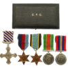 WW2 'Special Duties' D.F.C. Medal Group of Five with Log Book - Flt. Lt. (Navigator) R.H. Sutton, 161 (Special Duties) Squadron, Royal Air Force