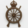 WW1 Northern Cyclists Bn. Army Cyclist Corps Officer's Service Dress Collar Badge