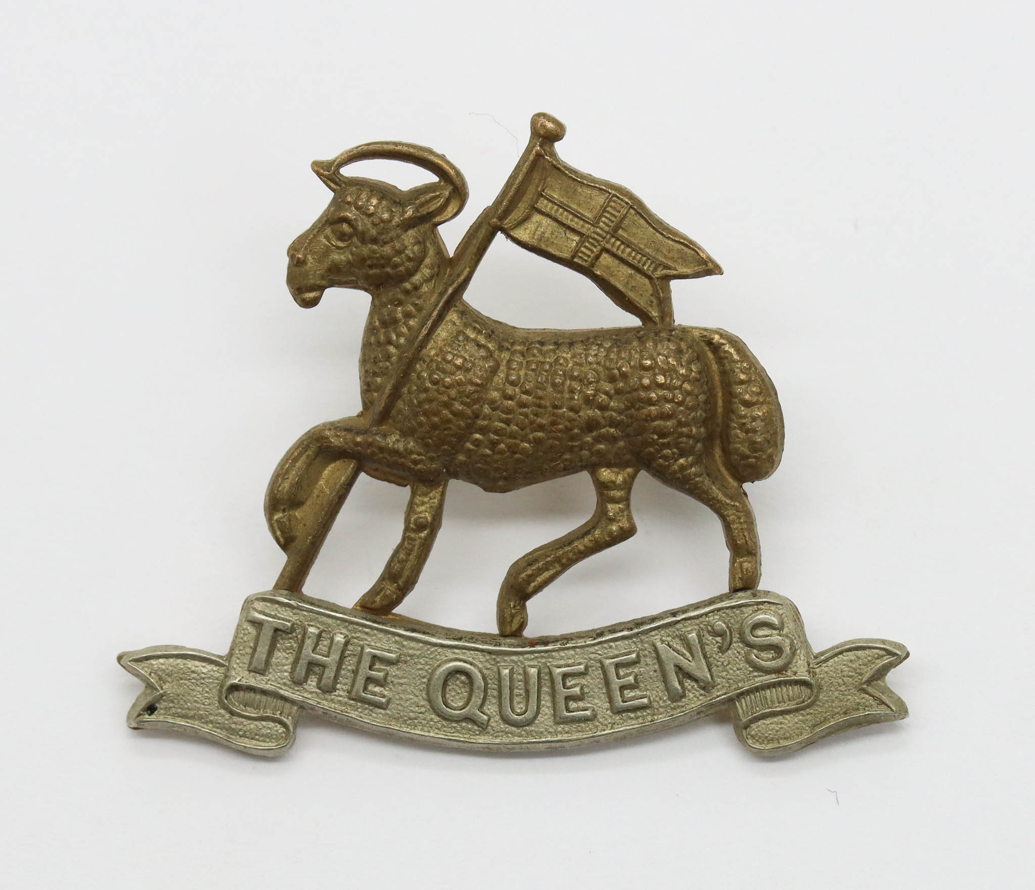 The Queen's (Royal West Surrey) Regiment Collar Badge