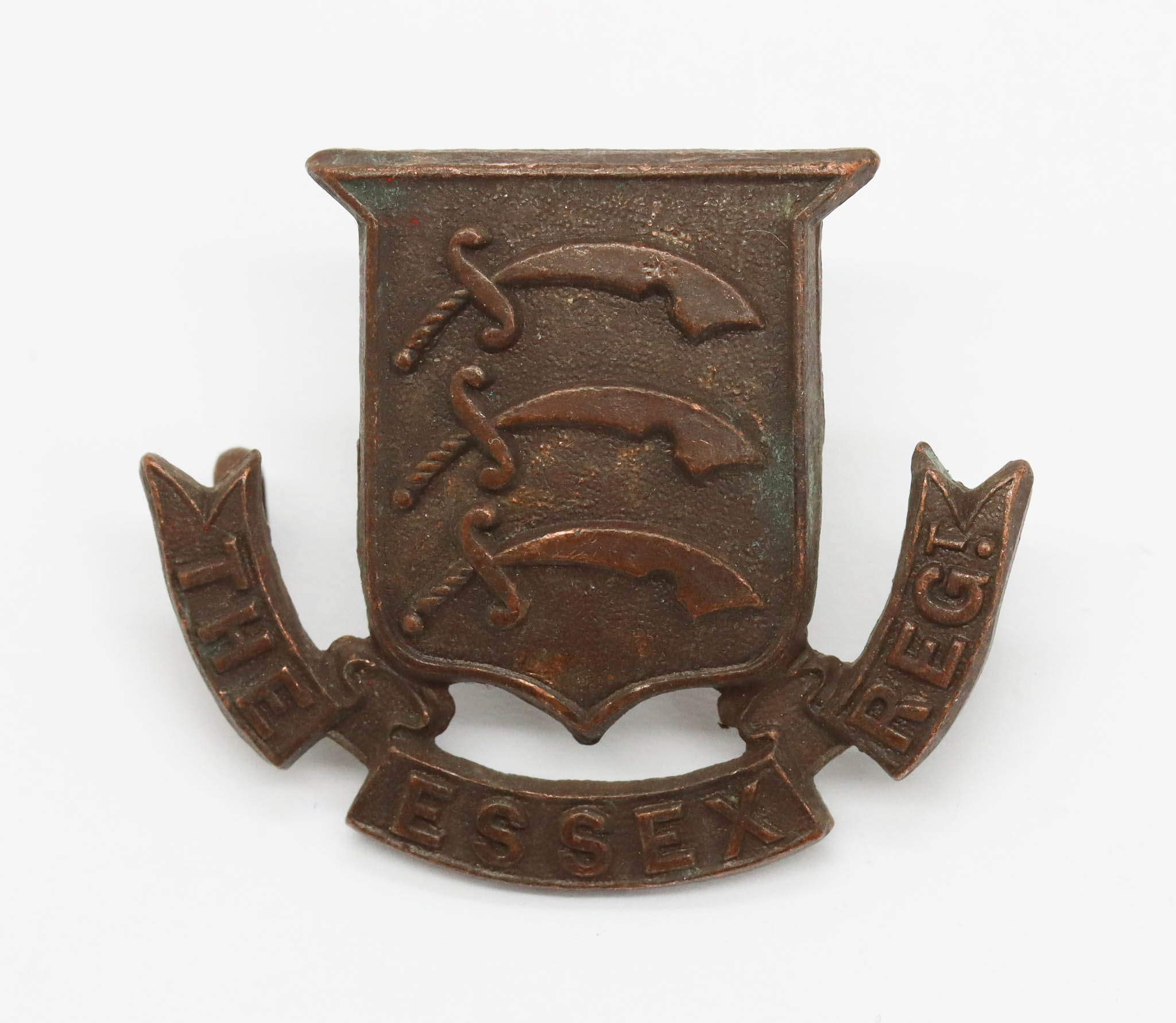 Essex Regiment Officer's Service Dress Collar Badge