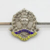 Middlesex Regiment Silver & Enamel Sweetheart Brooch
