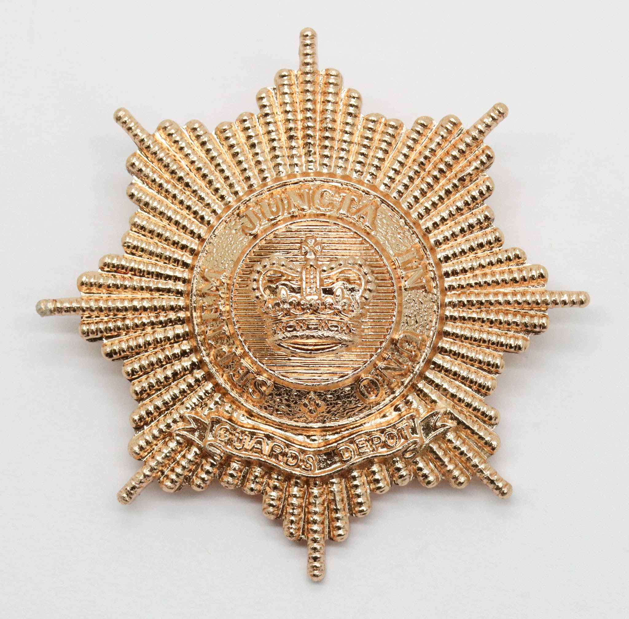 Guards Depot W.R.A.C. Anodised (Staybrite) Cap Badge