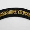 Lanarkshire Yeomanry (LANARKSHIRE YEOMANRY) Cloth Shoulder Title