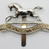 3rd The King's Own Hussars Anodised (Staybrite) Cap Badge