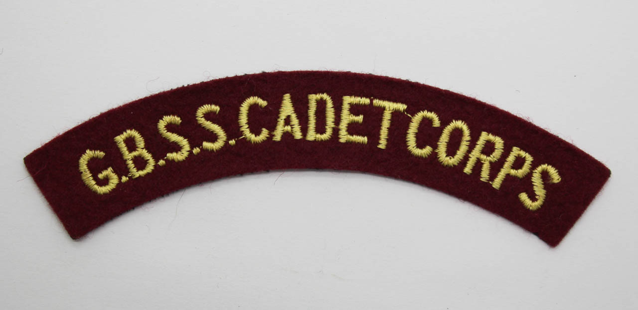 Grenada Boys Secondary School Cadet Corps (G.B.S.S. CADET CORPS) Cloth Shoulder Title