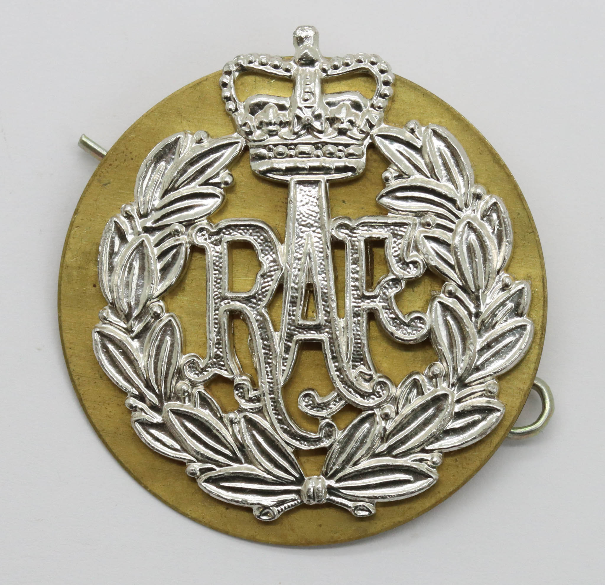 Royal Air Force (R.A.F.) Anodised (Staybrite) Cap Badge