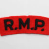 Royal Military Police (R.M.P.) Cloth Shoulder Titles