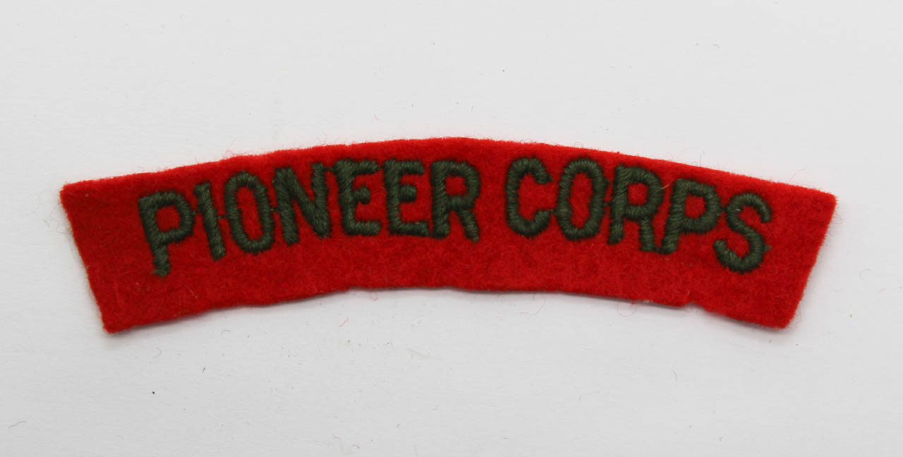 Pioneer Corps (PIONEER CORPS) Cloth Shoulder Title
