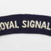 Royal Corps of Signals (ROYAL SIGNALS) Cloth Shoulder Title