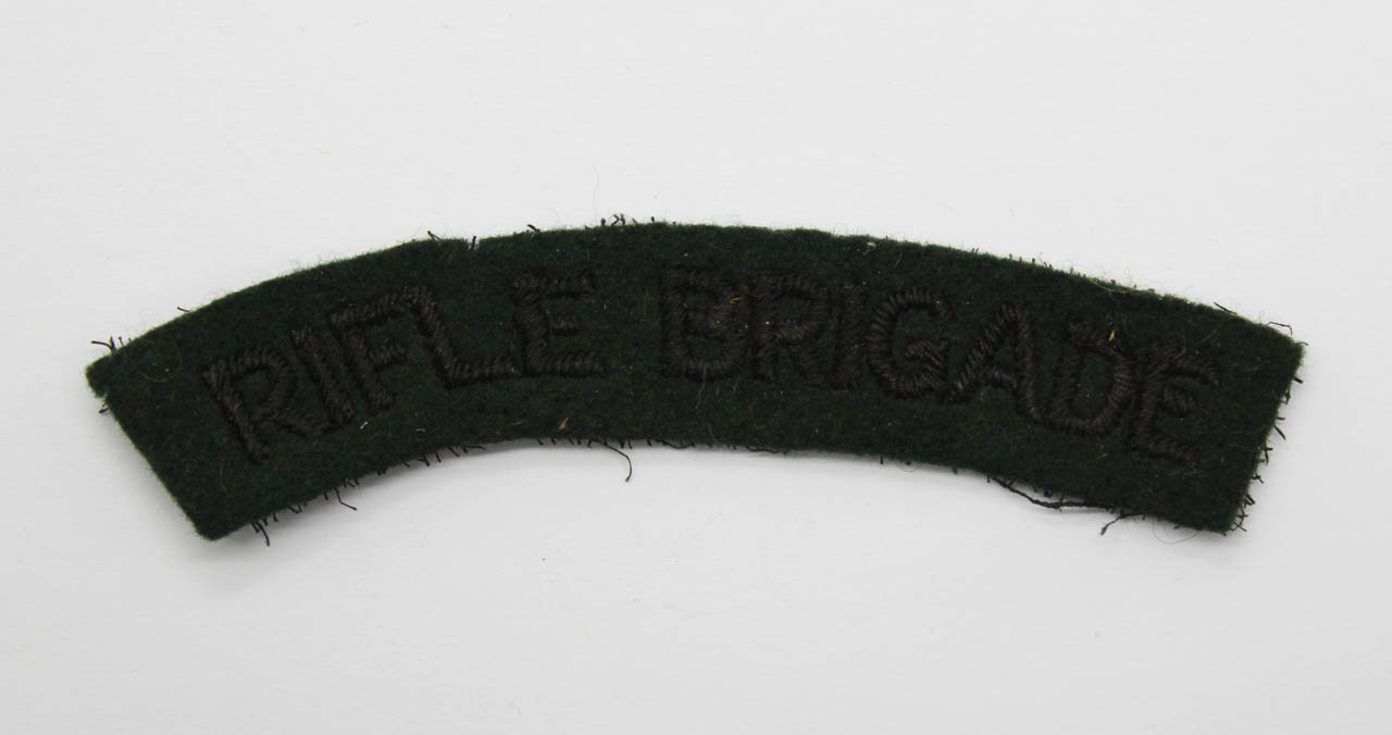 Rifle Brigade (RIFLE BRIGADE) Cloth Shoulder Title