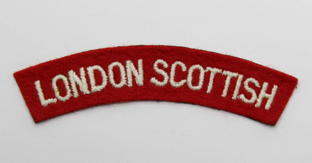 London Scottish (LONDON SCOTTISH) Cloth Shoulder Title