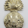 Royal Scots Fusiliers Anodised (Staybrite) Cap Badge - Queen's Crown