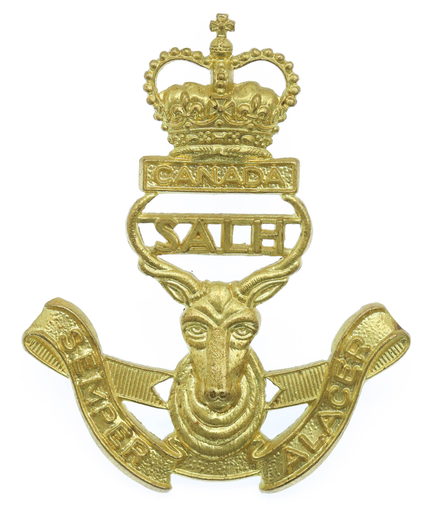 Canadian South Alberta Light Horse Canada Cap Badge
