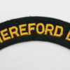 Herefordshire Light Infantry (HEREFORD L.I.) Cloth Shoulder Title