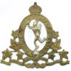 Royal Canadian Corps of Signals Cap Badge - King's Crown