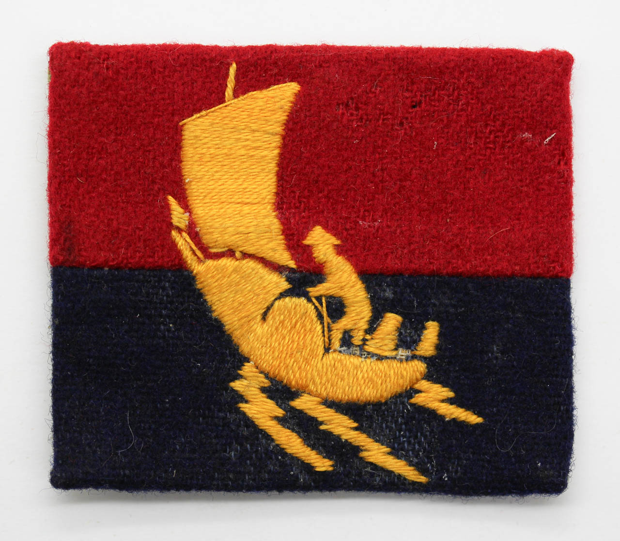 Rare WW2 11th Army Group Cloth Formation Sign
