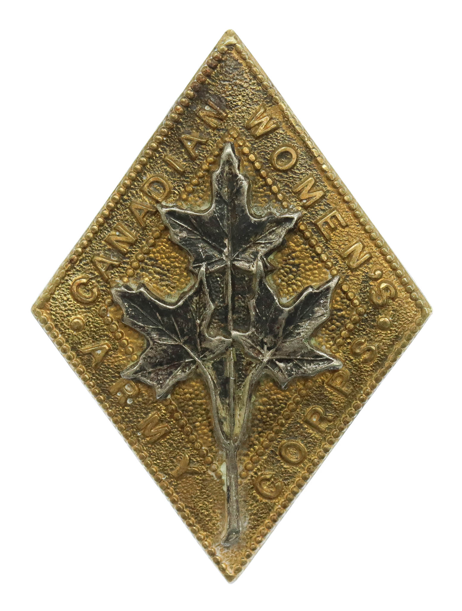 Canadian Women's Army Corps Cap Badge