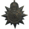 Canadian Victoria Rifles of Canada Cap Badge - King's Crown