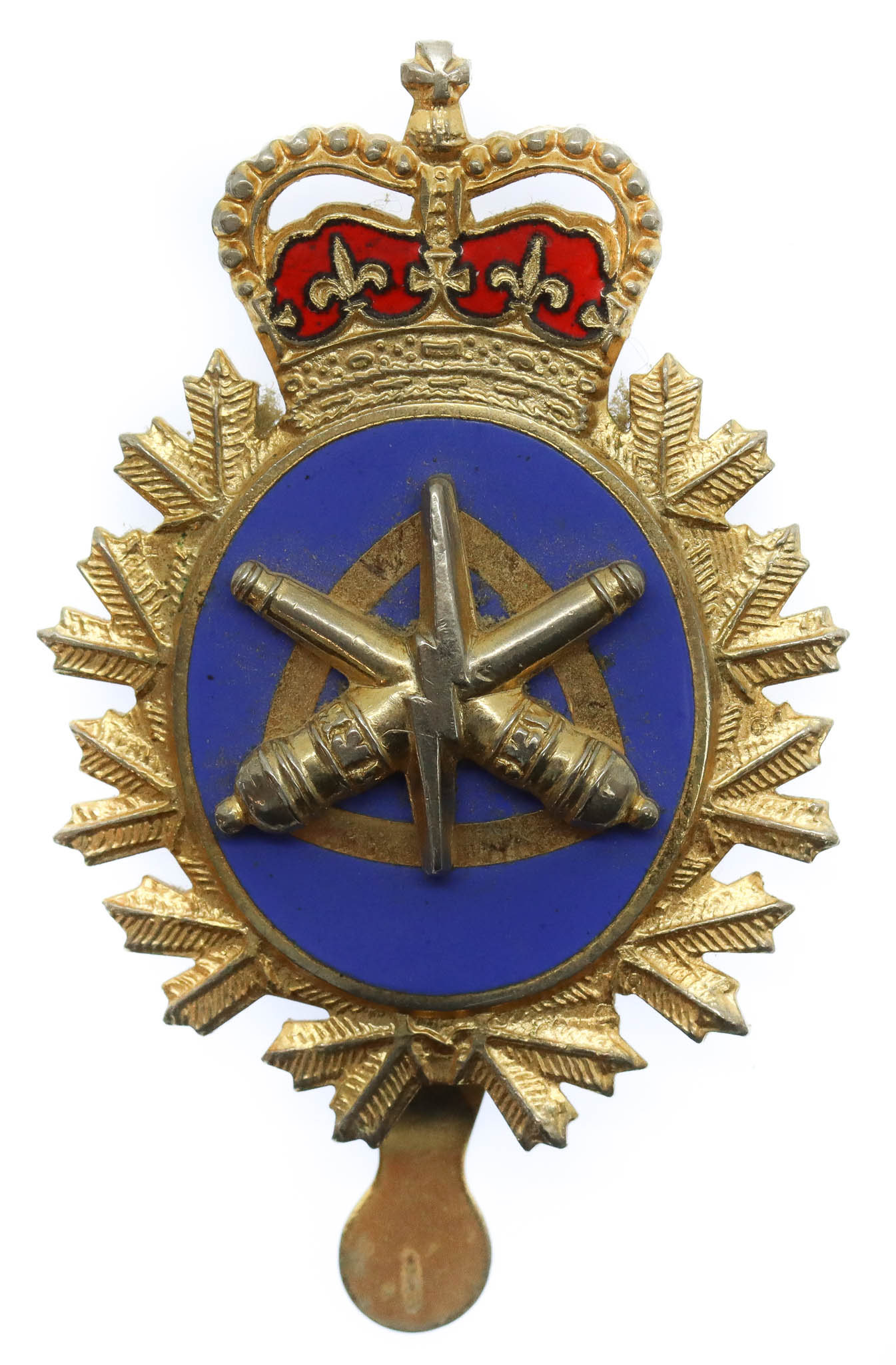 Canadian Forces Land Ordnance Engineering Branch Cap Badge