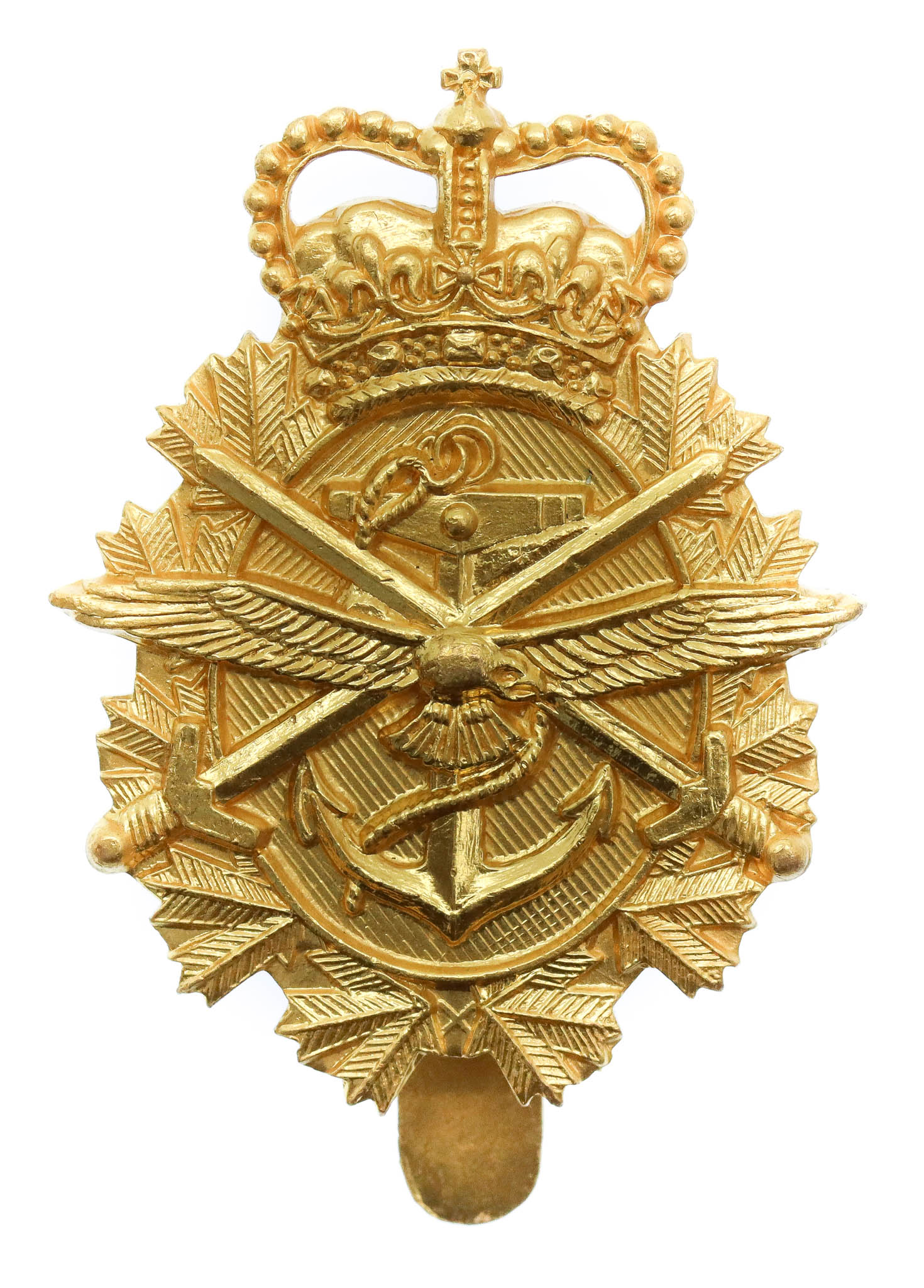 Canadian Armed Forces Cap Badge - Queen's Crown