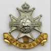 Notts & Derby Regiment (Sherwood Foresters) Cap Badge - King's Crown