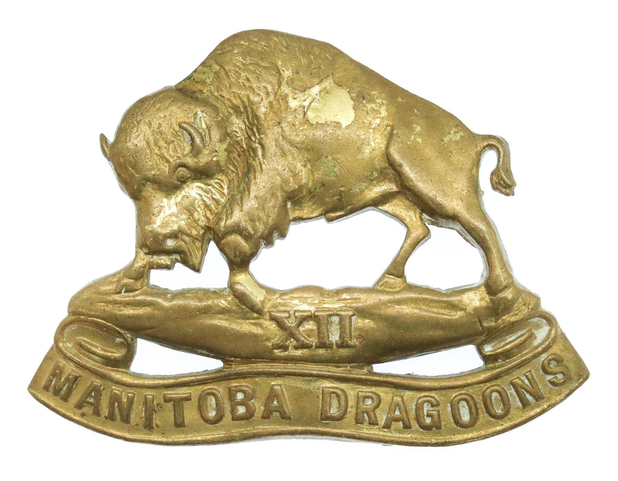 Canadian 12th Manitoba Dragoons Cap Badge