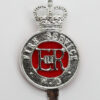 War Department Fire Service Anodised (Staybrite) Cap Badge