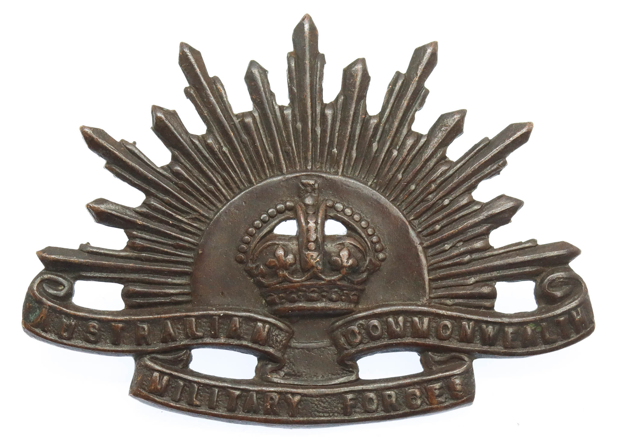 Australian Commonwealth Military Forces Slouch Hat Badge