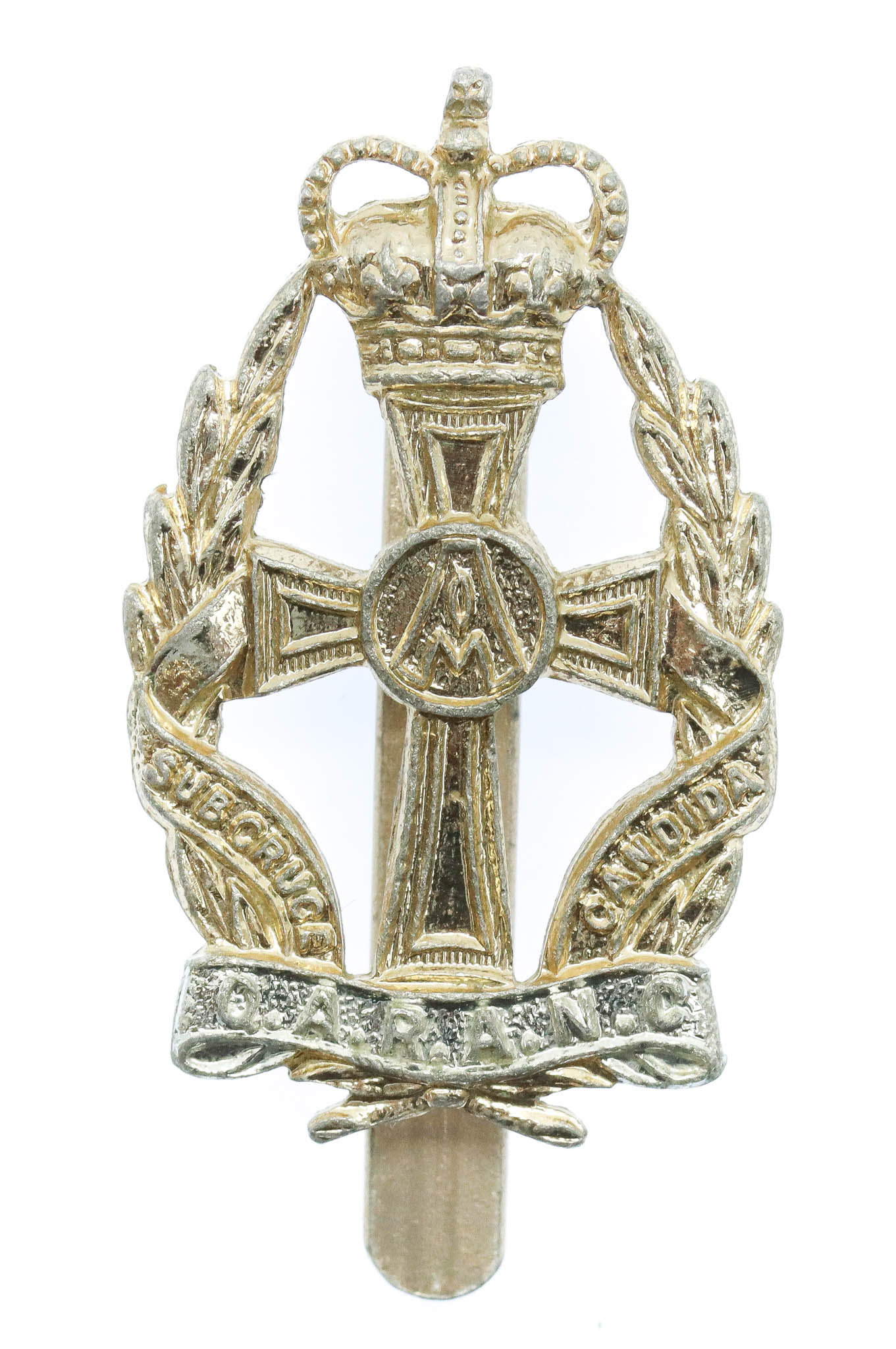 Queen Alexandra's Royal Army Nursing Corps (Q.A.R.A.N.C.) Anodised (Staybrite) Cap Badge