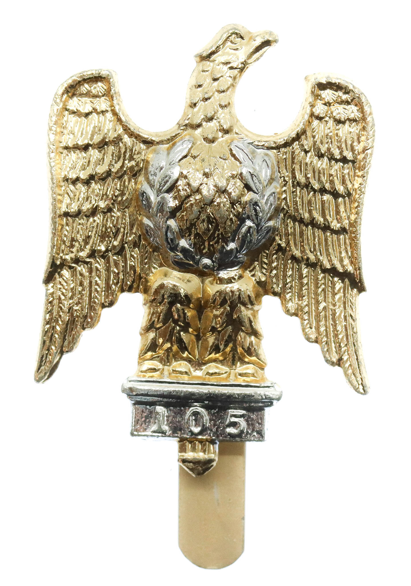 1st Royal Dragoons Anodised (Staybrite) Cap Badge