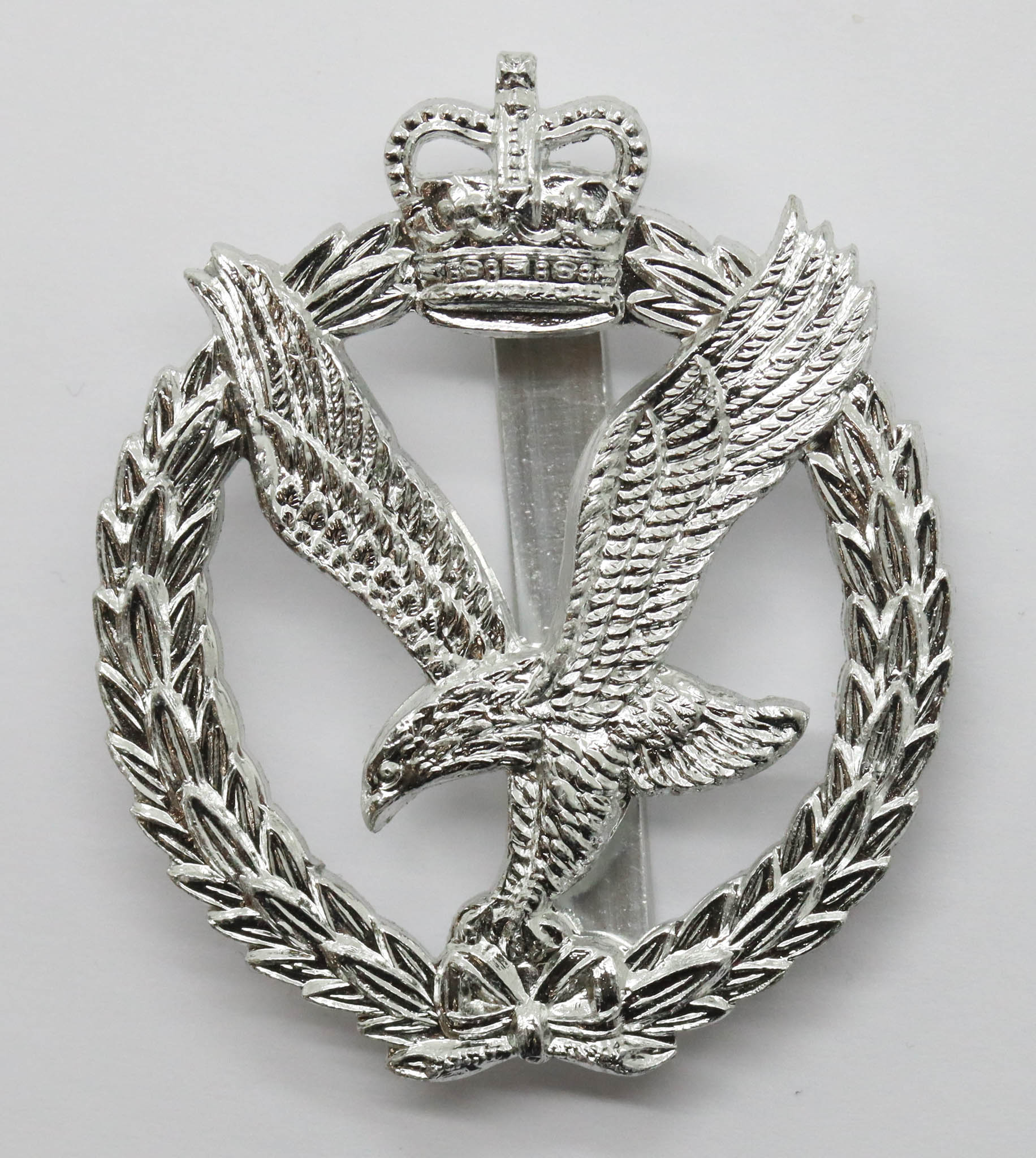 Army Air Corps Anodised (Staybrite) Cap Badge