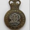 7th Queen's Own Hussars Cap Badge - Queen's Crown