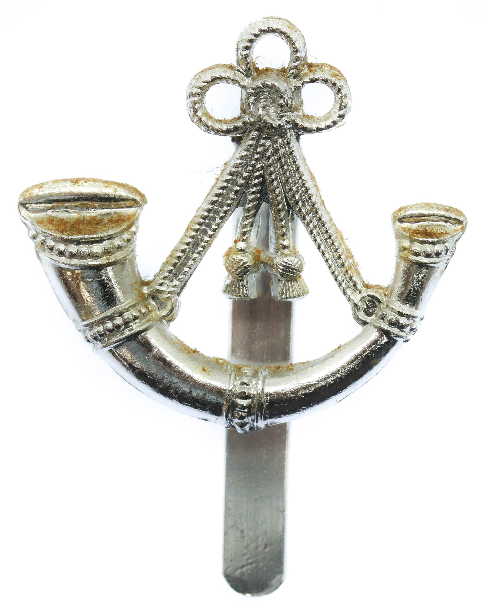 Oxfordshire & Buckinghamshire Light Infantry Anodised (Staybrite) Cap Badge