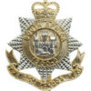 23rd Bn. London Regiment Anodised (Staybrite) Cap Badge - Queen's Crown