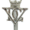 5th Dragoon Guards Anodised (Staybrite) Cap Badge