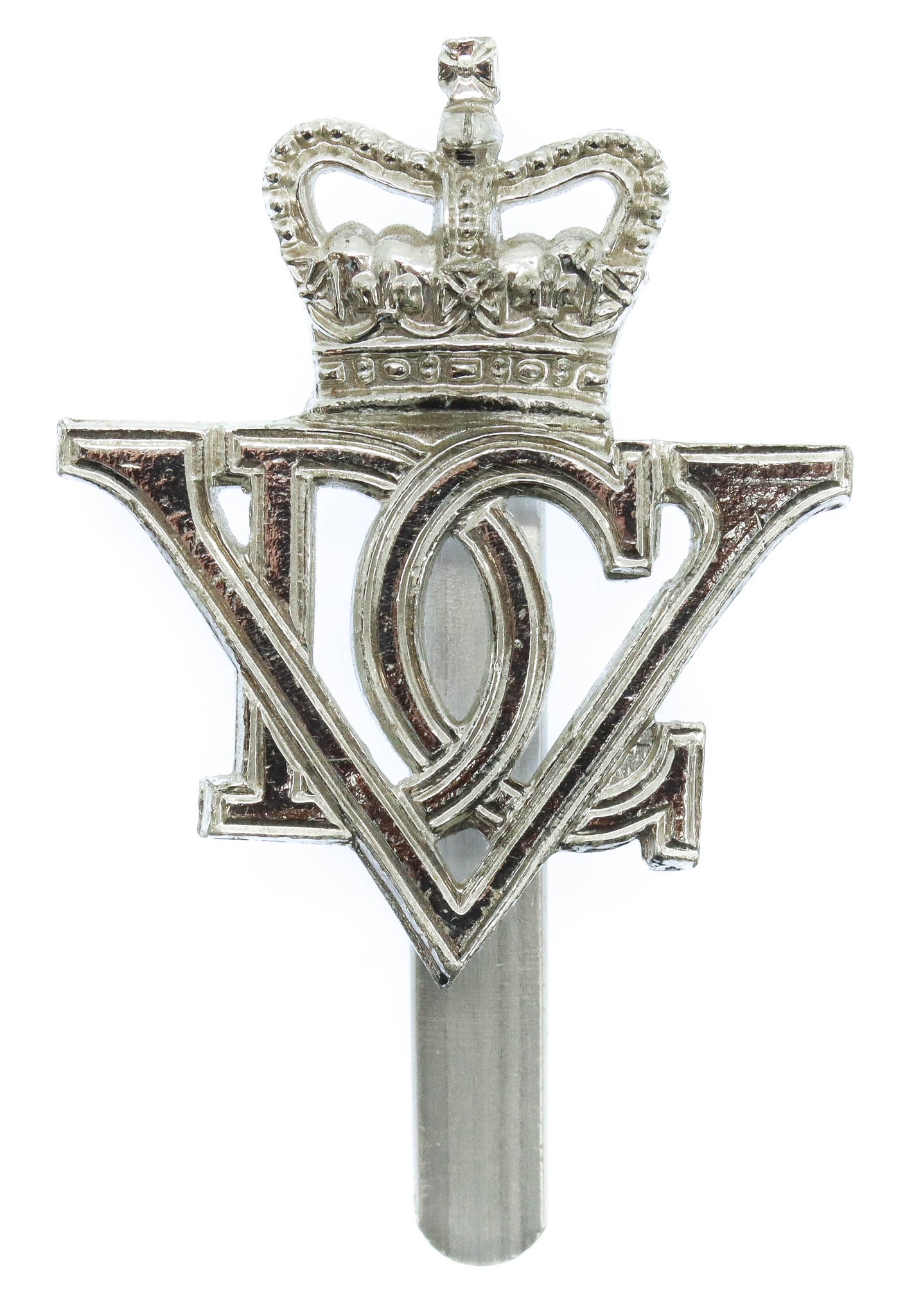 5th Dragoon Guards Anodised (Staybrite) Cap Badge