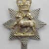 The Queen's Royal Surrey Regiment Anodised (Staybrite) Cap Badge