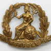 Norfolk Regiment WWI All Brass Economy Cap Badge