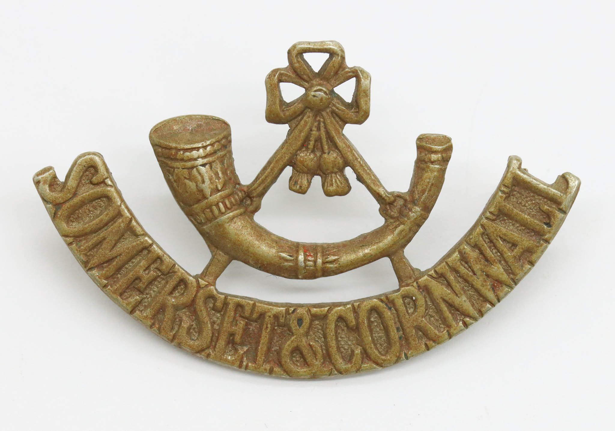 Somerset & Cornwall Light Infantry (Bugle/SOMERSET & CORNWALL) Shoulder Title