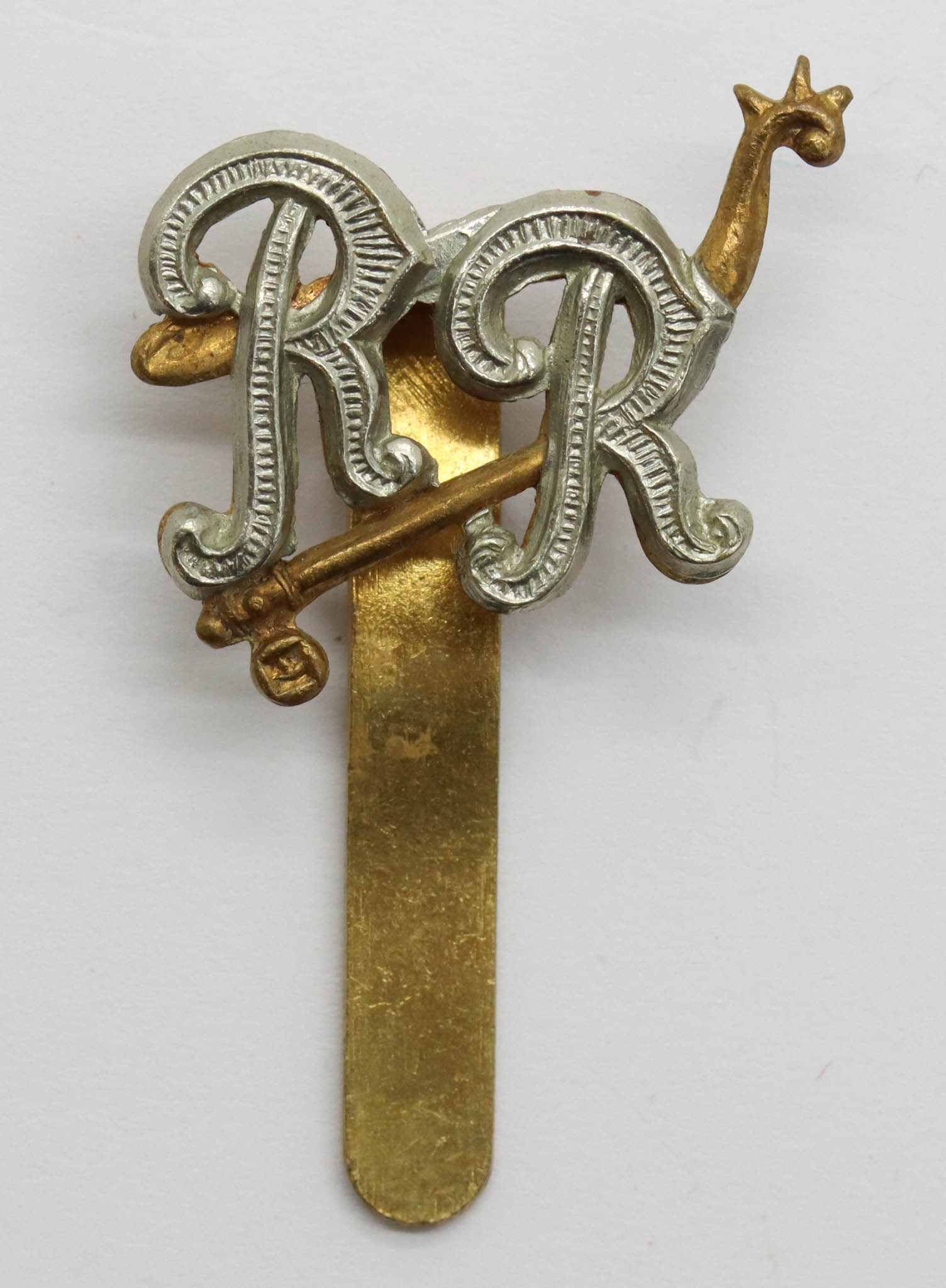 City of London Yeomanry (Rough Riders) Field Service Cap Badge 